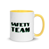 Safety Team - Ceramic Mug with Color Inside Mug Inspire Safety Yellow 
