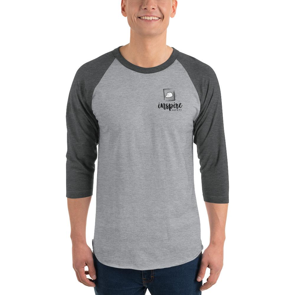 Inspire Safety ¾ Sleeve Shirt Shirt Inspire Safety Heather Grey/Heather Charcoal XS 