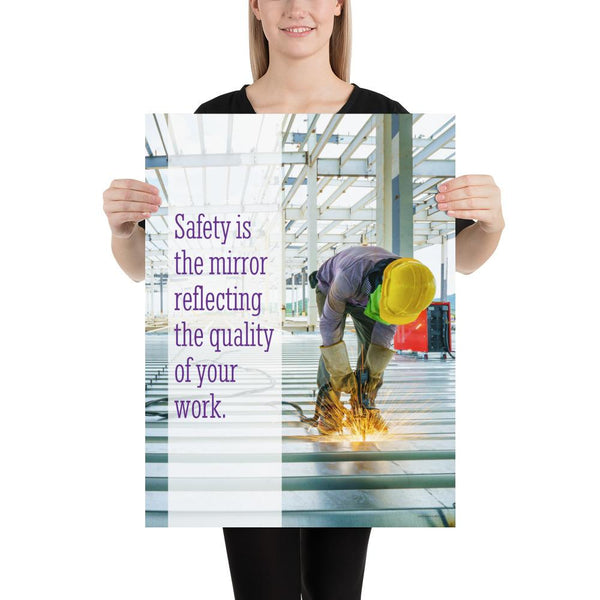 Safety is the Mirror - Premium Safety Poster – Inspire Safety