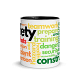Safety Terms - Ceramic Mug with Color Inside