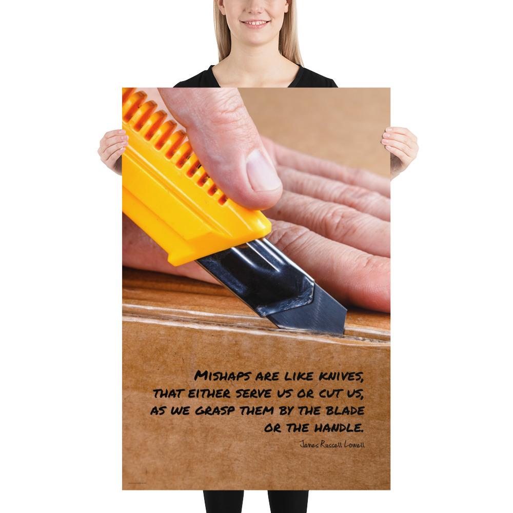 Workplace Safety Poster: Boxcutter Safety – Inspire Safety