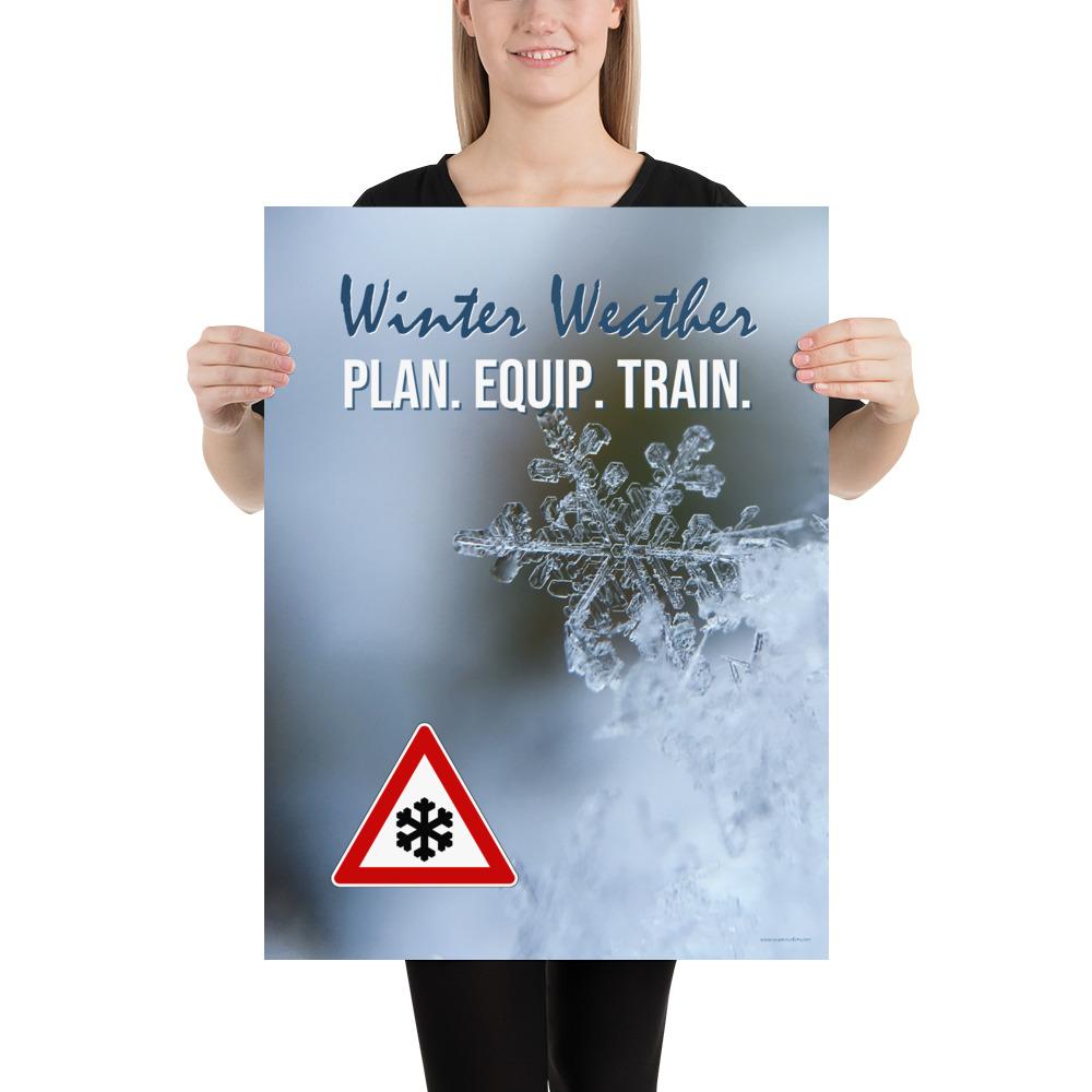 Cold Weather Working Signs Winter-Ready Cold Stress Safety Poster for Workplaces – Inspire Safety