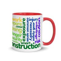 Safety Terms - Ceramic Mug with Color Inside