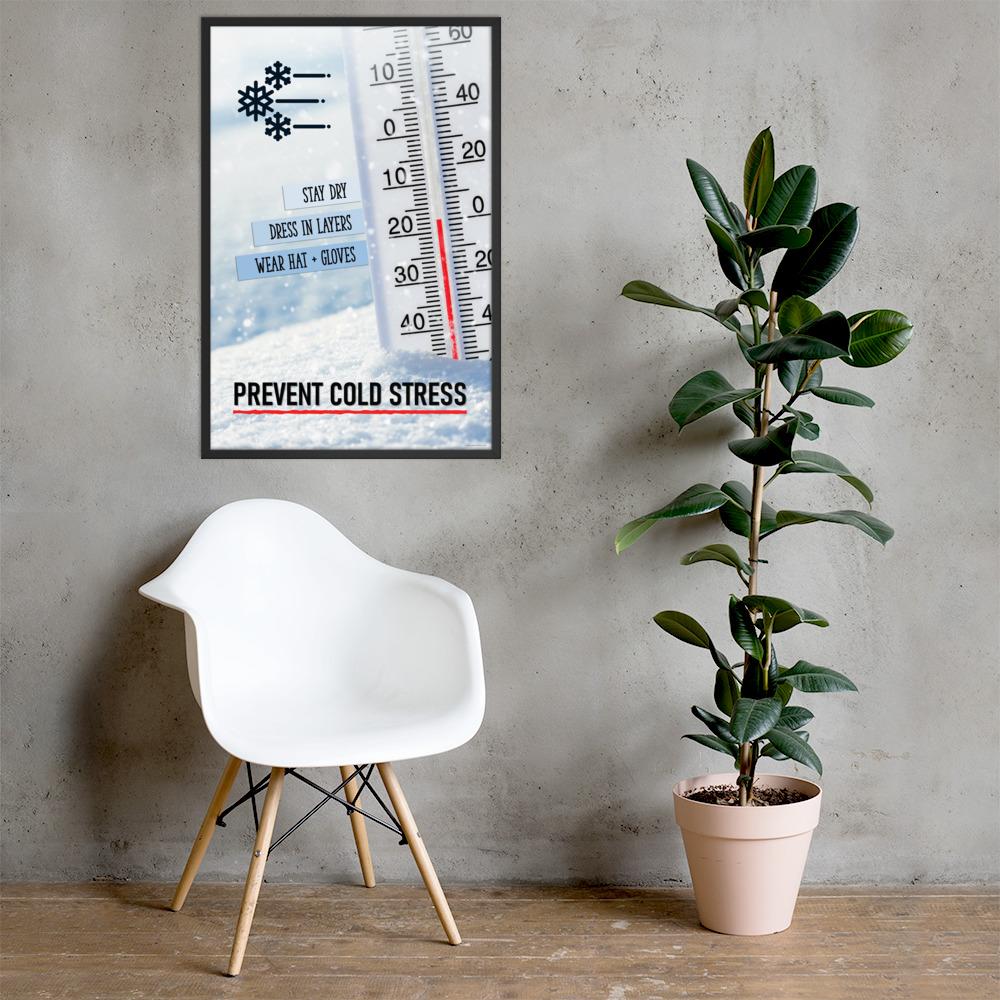 Prevent Cold Stress - Framed Safety Posters – Inspire Safety