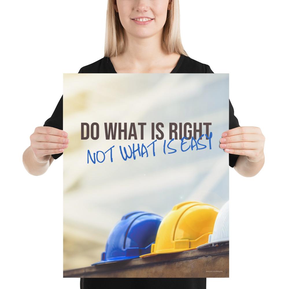 Hard Hat Safety Poster: Prioritize Safety – Inspire Safety