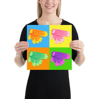 Colorful Safety Art - Gloves - Premium Safety Poster