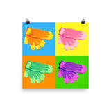 Colorful Safety Art - Gloves - Premium Safety Poster