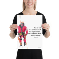 Rise To Expectations - Premium Safety Poster