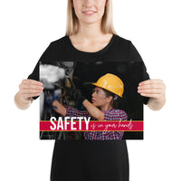 Safety is in Your Hands - Premium Safety Poster