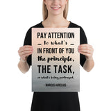 Pay Attention - Premium Safety Poster
