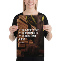 The Highest Law - Premium Safety Poster