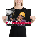 Safety is in Your Hands - Premium Safety Poster