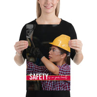 Safety is in Your Hands - Premium Safety Poster