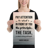 Pay Attention - Premium Safety Poster