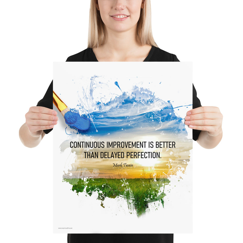 Quality Process Poster Showcase This Workplace Safety Poster for Continuous Improvement ...