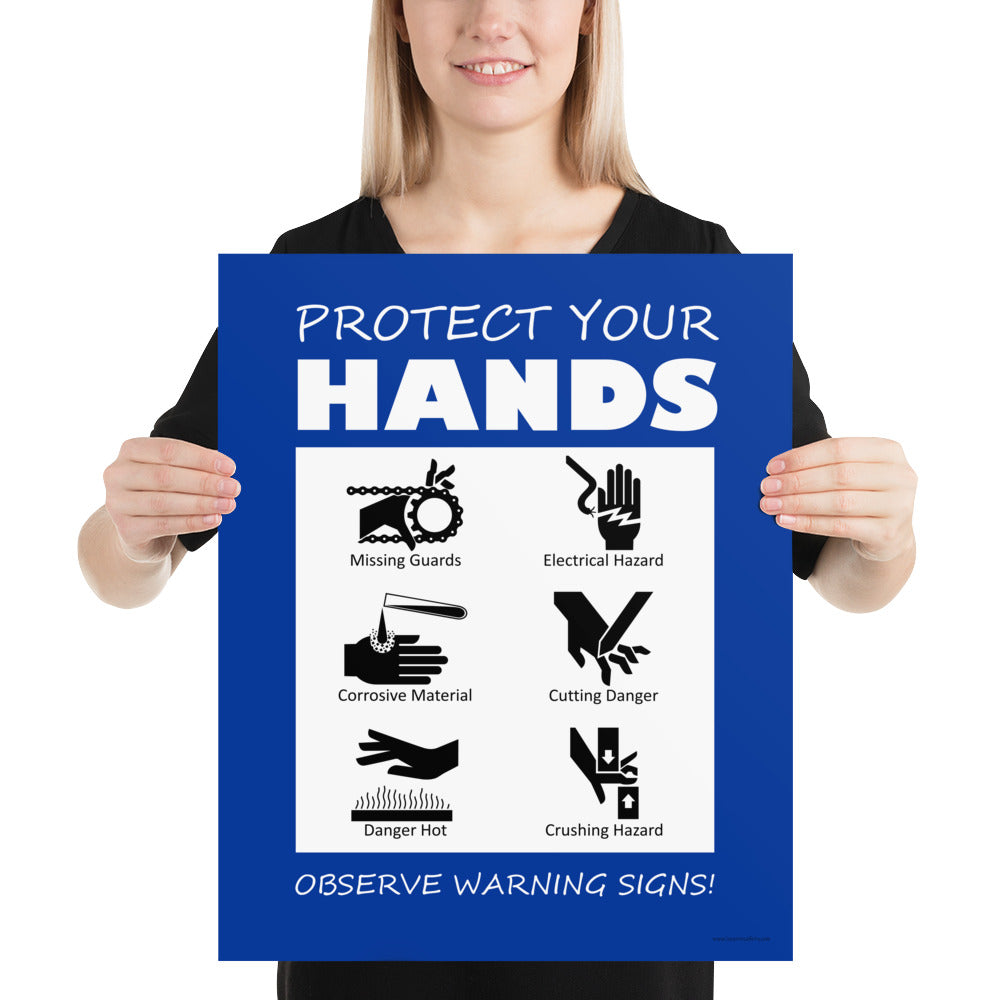 Workplace Safety Poster Promote Hand Protection Inspire Safety workplace-safety-poster-promote-hand-protection-inspire-safety