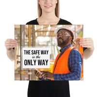 The Safe Way - Premium Safety Poster