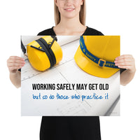 Working Safely - Premium Safety Poster