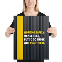 Working Safely - Premium Safety Poster