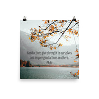 Good Actions - Premium Safety Poster