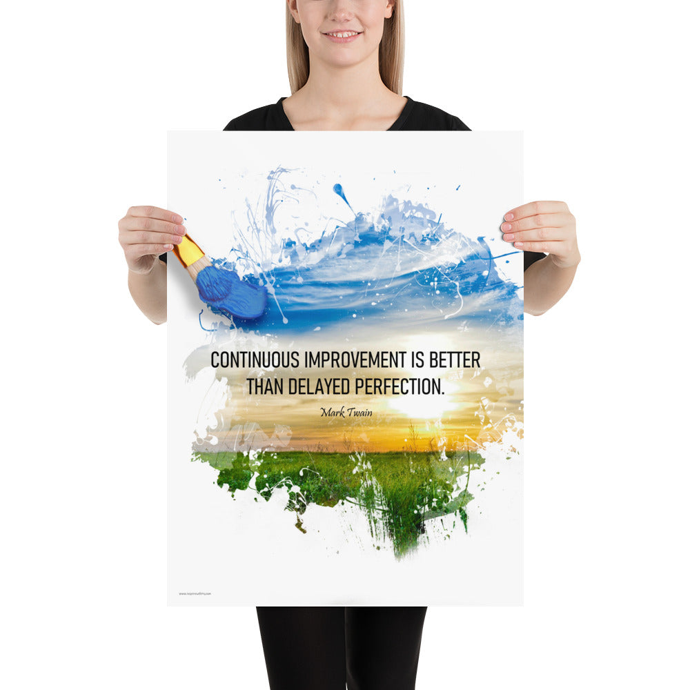 Quality Process Poster Showcase This Workplace Safety Poster for Continuous Improvement ...