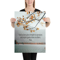 Good Actions - Premium Safety Poster
