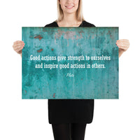 Good Actions - Premium Safety Poster