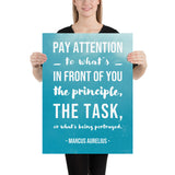 Pay Attention - Premium Safety Poster