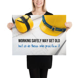 Working Safely - Premium Safety Poster