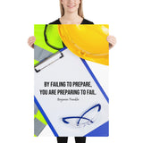 Failing to Prepare - Premium Safety Poster