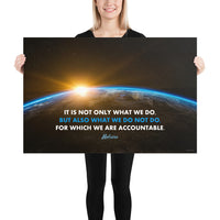 We Are Accountable - Premium Safety Poster
