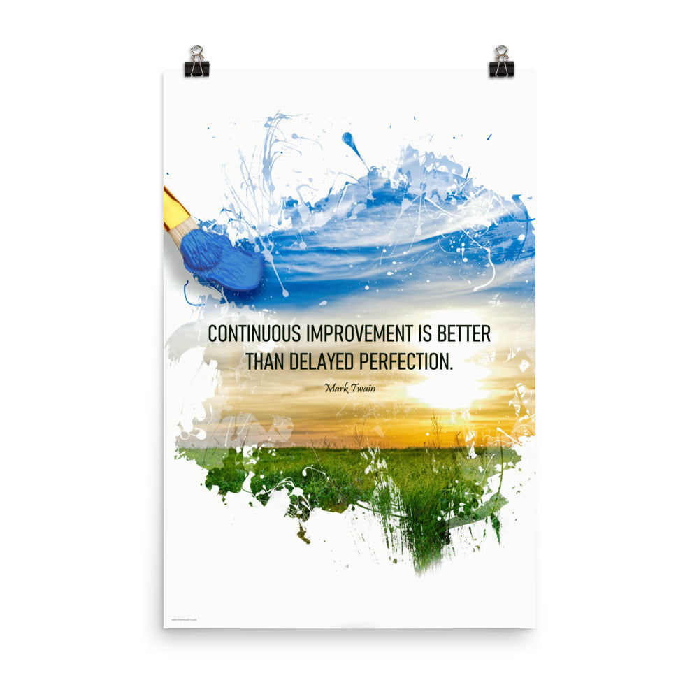 Quality Process Poster Showcase This Workplace Safety Poster for Continuous Improvement ...