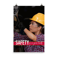 Safety is in Your Hands - Premium Safety Poster