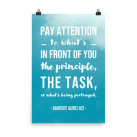 Pay Attention - Premium Safety Poster