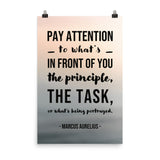 Pay Attention - Premium Safety Poster