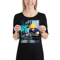 Why Risk It - Premium Safety Poster