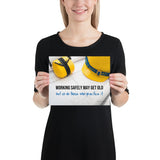 Working Safely - Premium Safety Poster