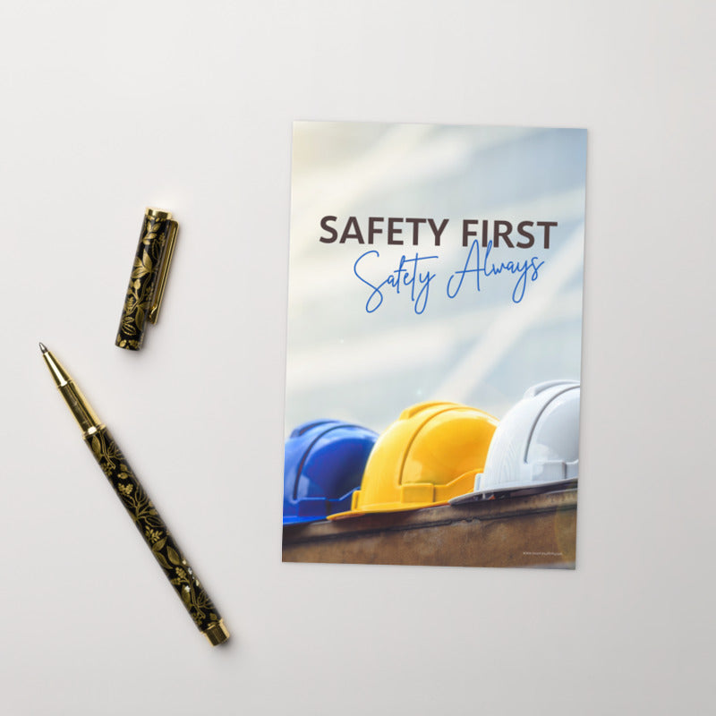 Safety First Safety Always - Premium Mini Print