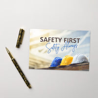 Safety First Safety Always - Premium Mini Print