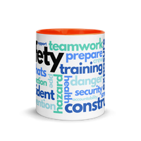 Safety Terms - Ceramic Mug with Color Inside